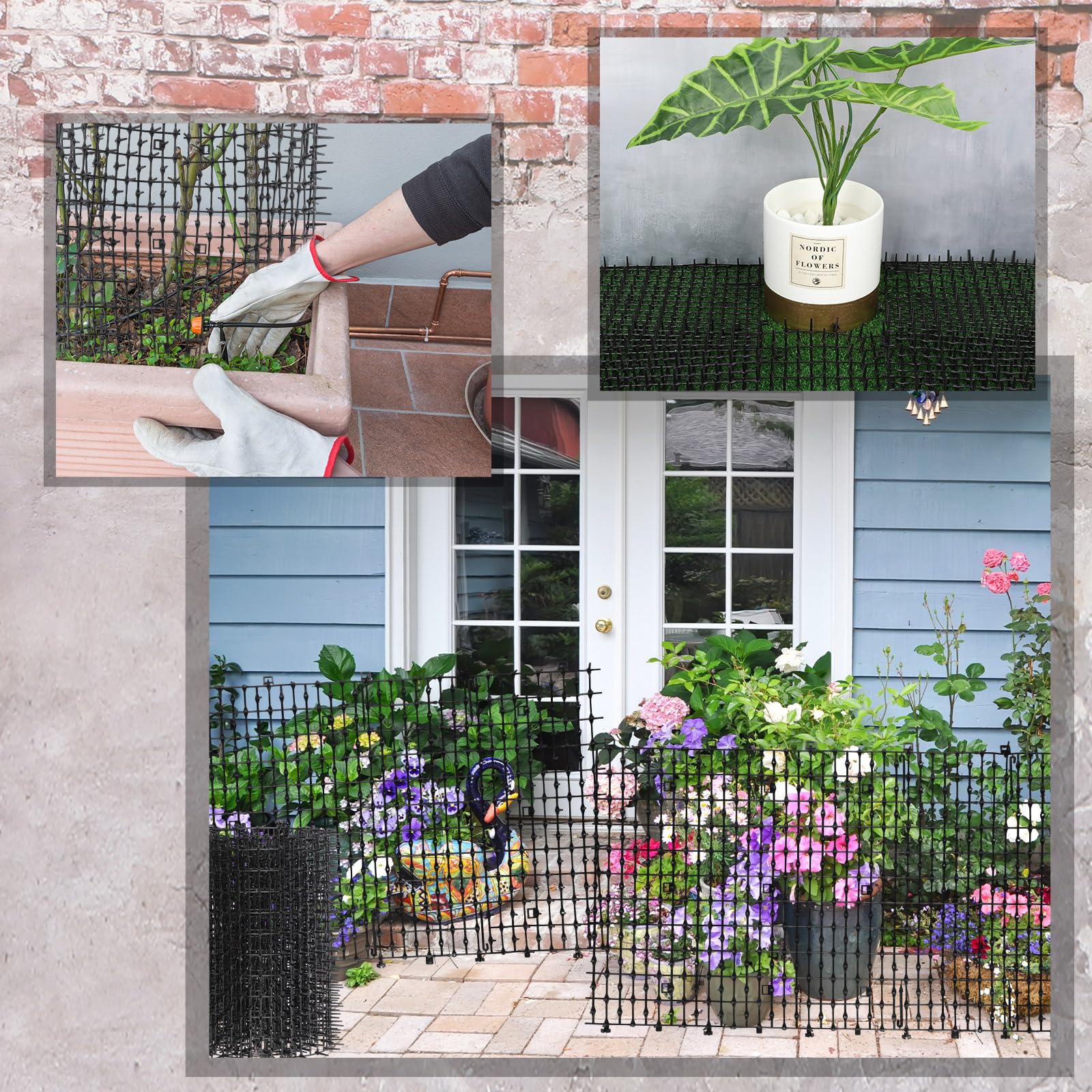 Abbylike sleek black appearance blends with outdoor or indoor spaces.