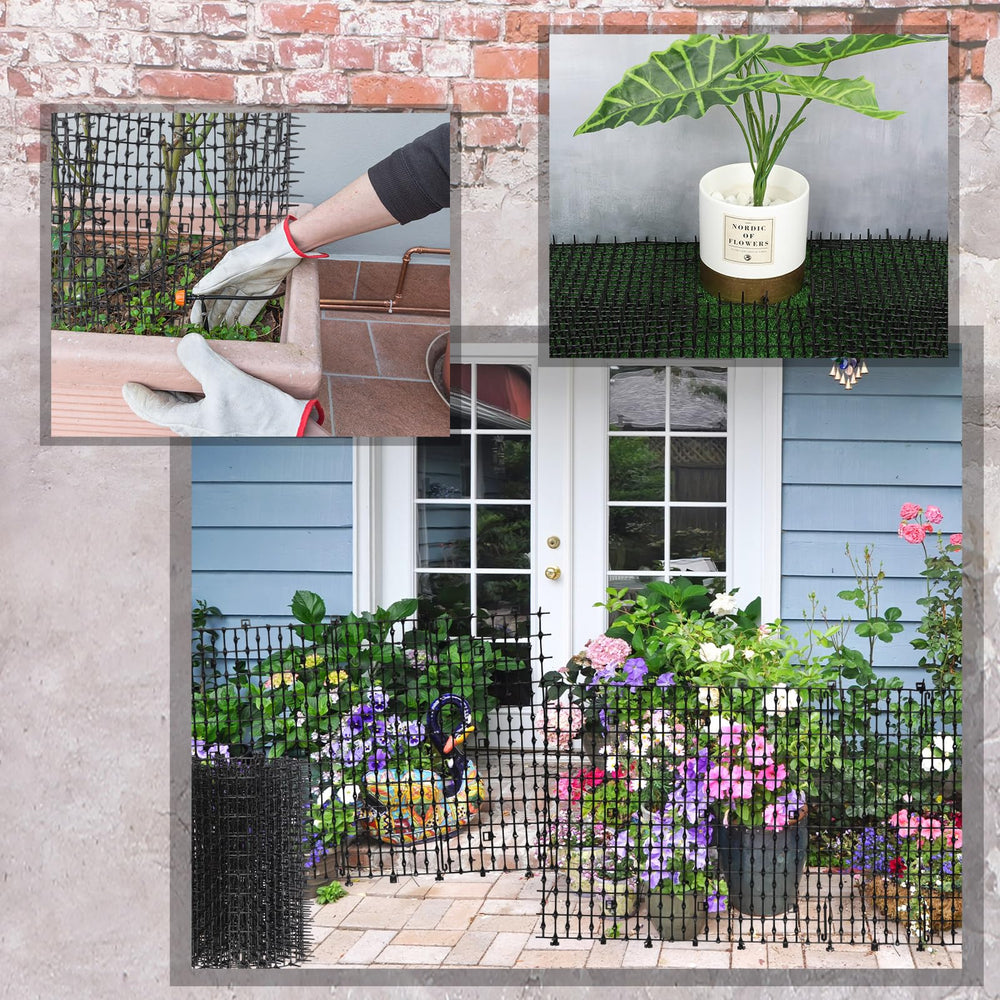 Abbylike sleek black appearance blends with outdoor or indoor spaces.