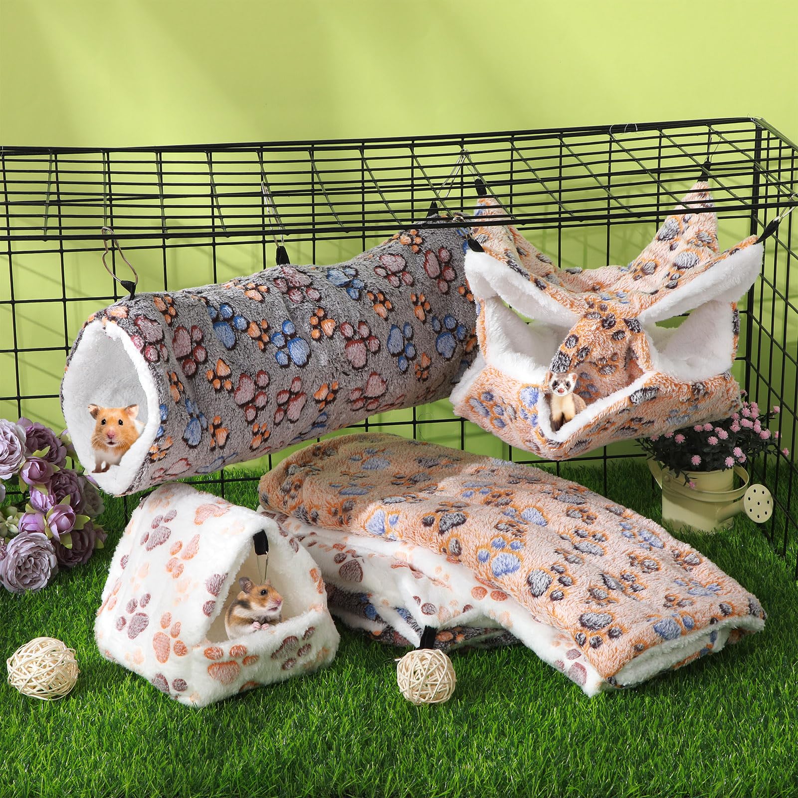 Abbylike small-pet enrichment kit enhancing play and rest
