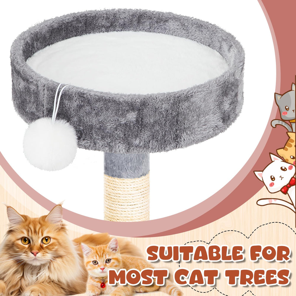 Abbylike soft faux fur mat enhances pet lounging and comfort.