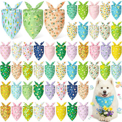 Abbylike spring dog bandana with a daisy pattern enhances pet charm during photos
