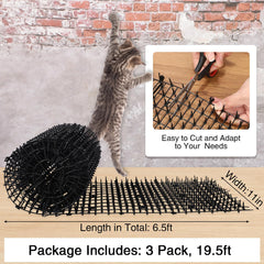 Abbylike three-pack mats providing ample surface coverage on furniture and garden areas.