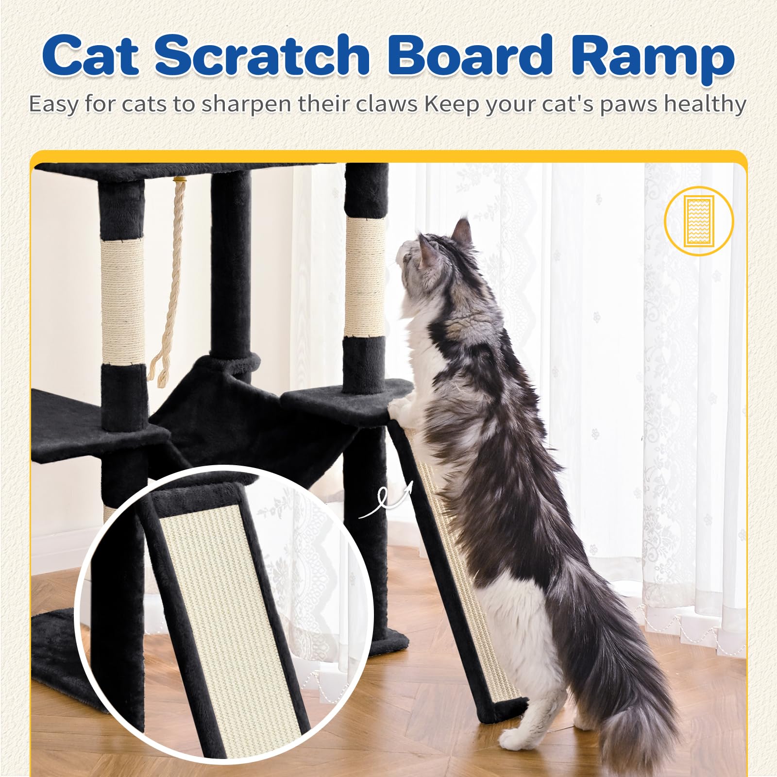 ABCPET extended platform lets cats survey the room from height