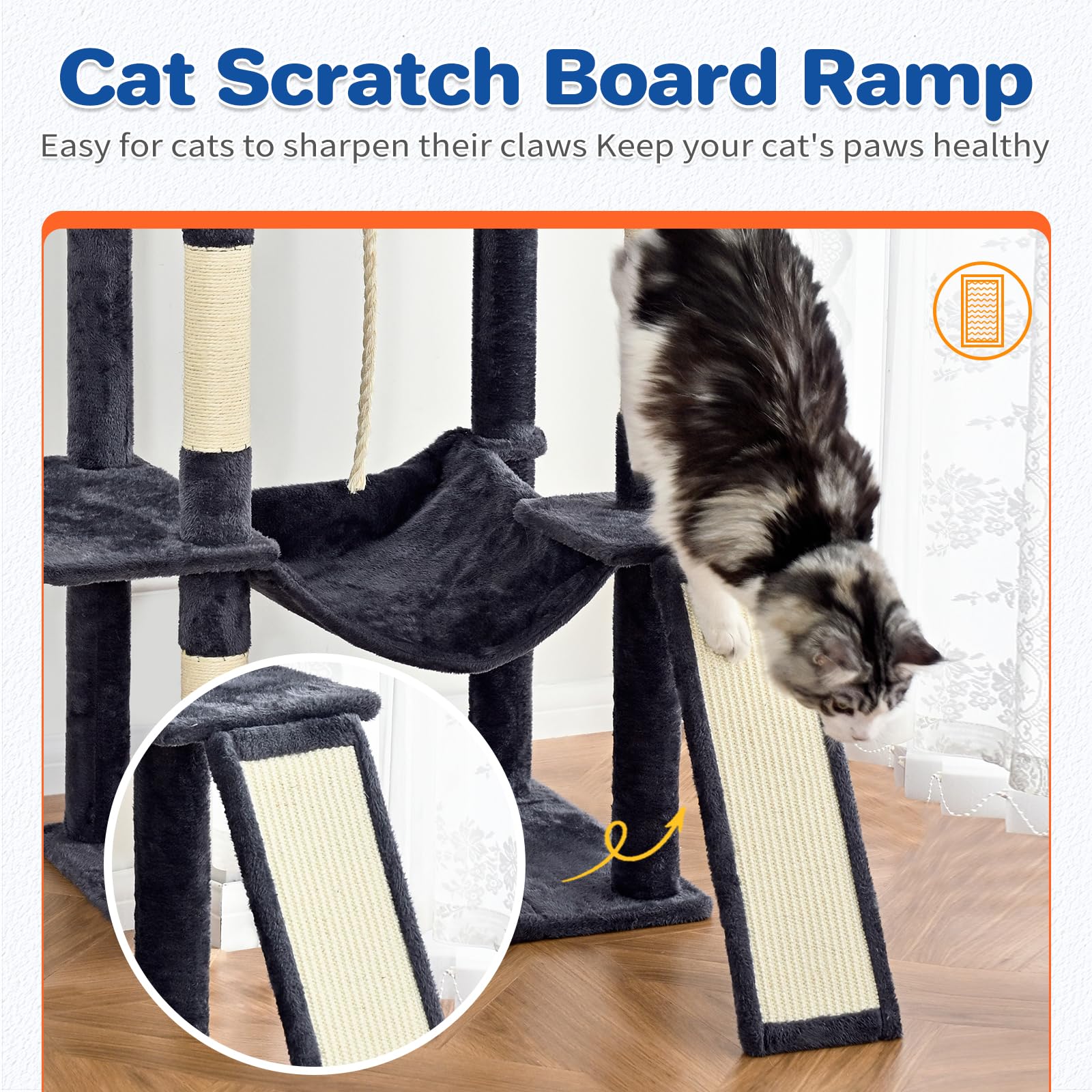 ABCPET Extended platform perch provides a high vantage point for observation.