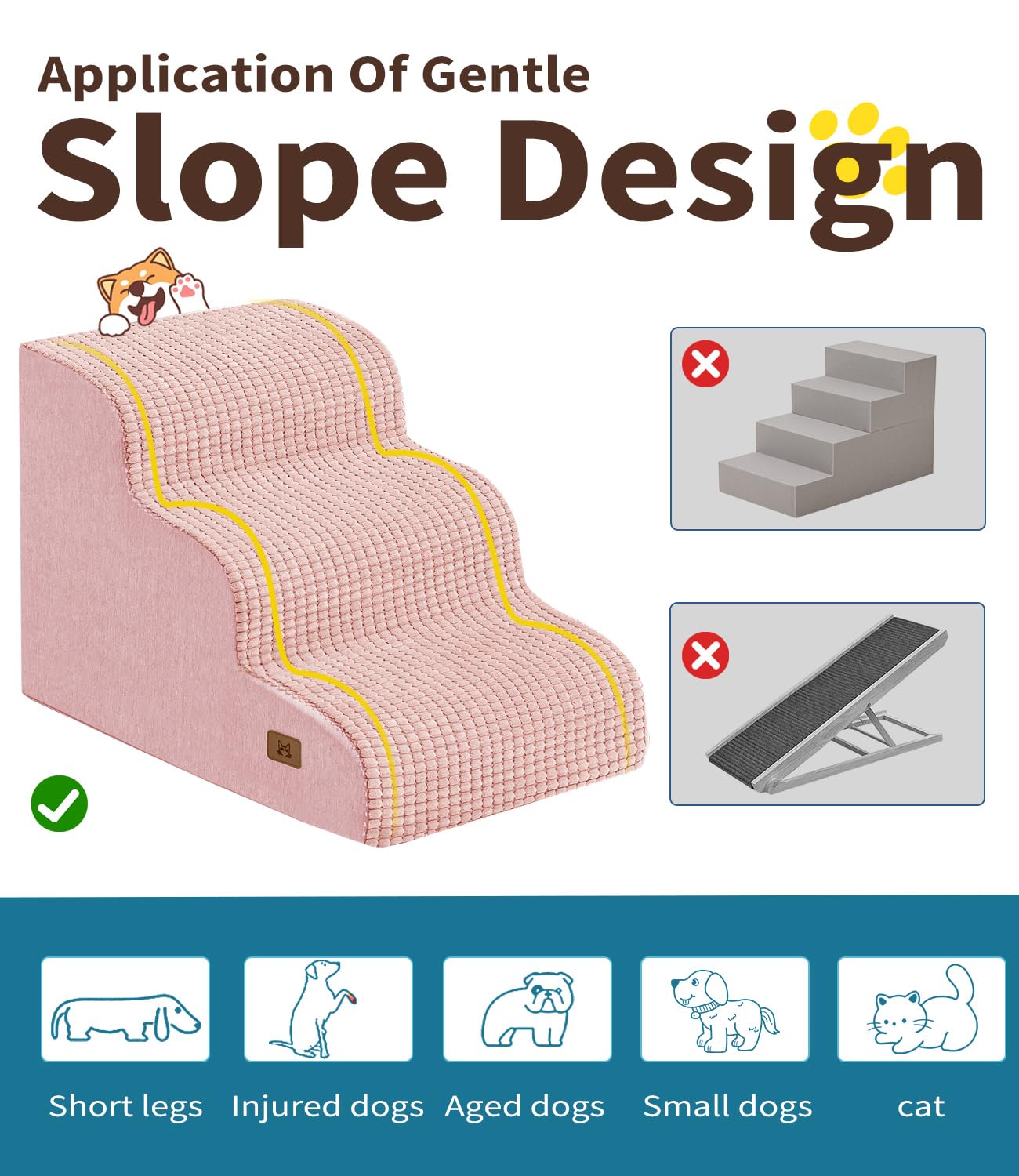 ABCPET removable machine-washable cover for effortless cleaning.