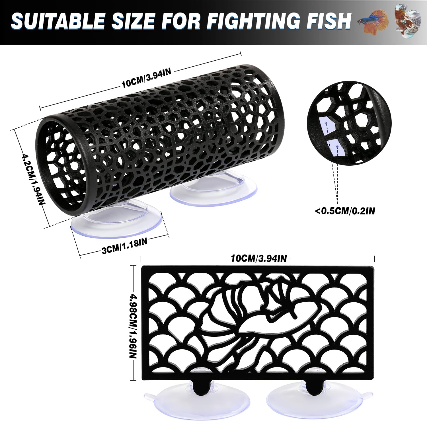 Abizoo Betta hammock-rest provides a comfy perch for resting after active swimming.