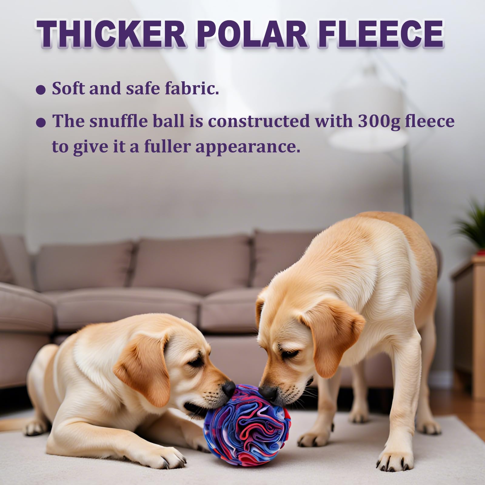 Ablechien Snuffle Ball interactive feeding for dog enrichment
