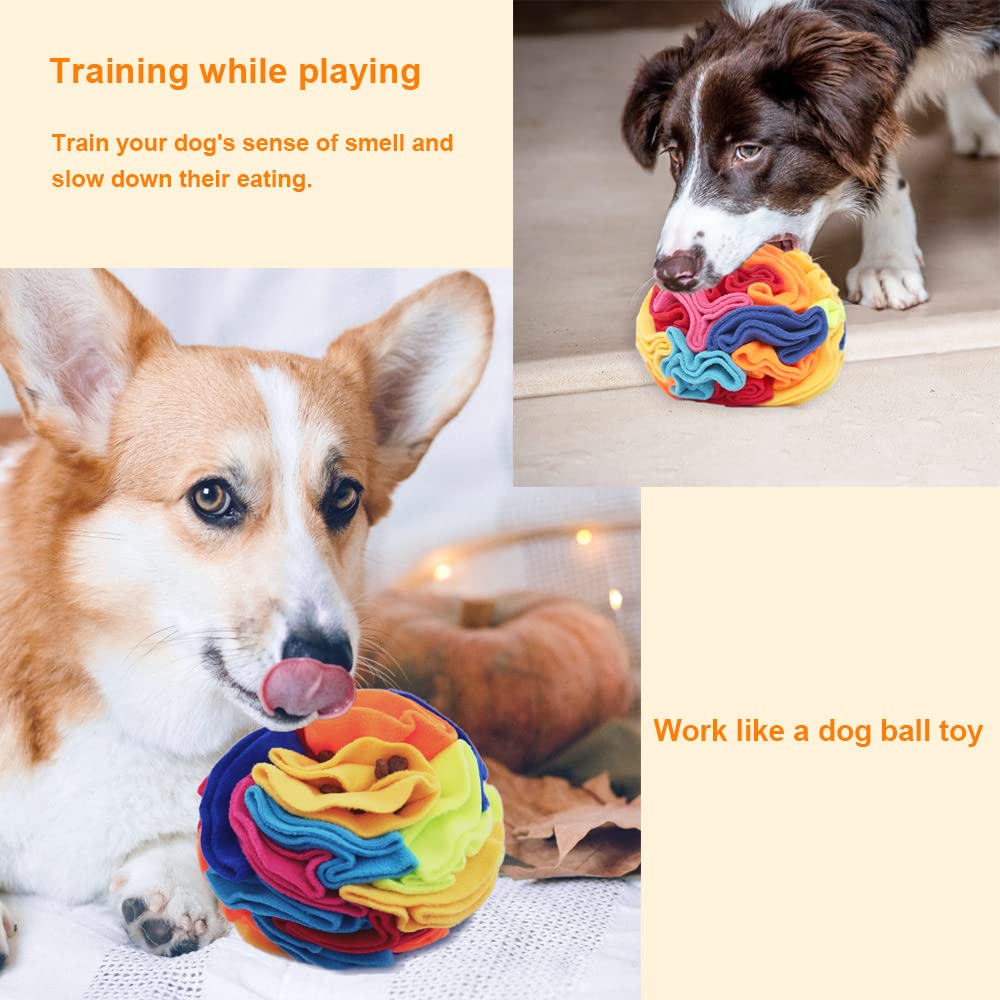 Ablechien Snuffle Ball demonstrates machine washable and dryer-safe cleaning after adventures.