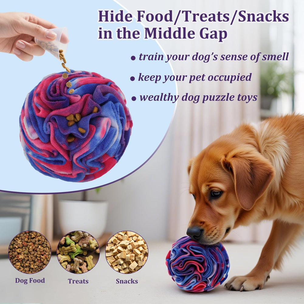 Ablechien Snuffle Ball hidden treats design for engaging foraging