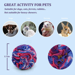 Ablechien Snuffle Ball washable fabric for easy cleaning after playtime