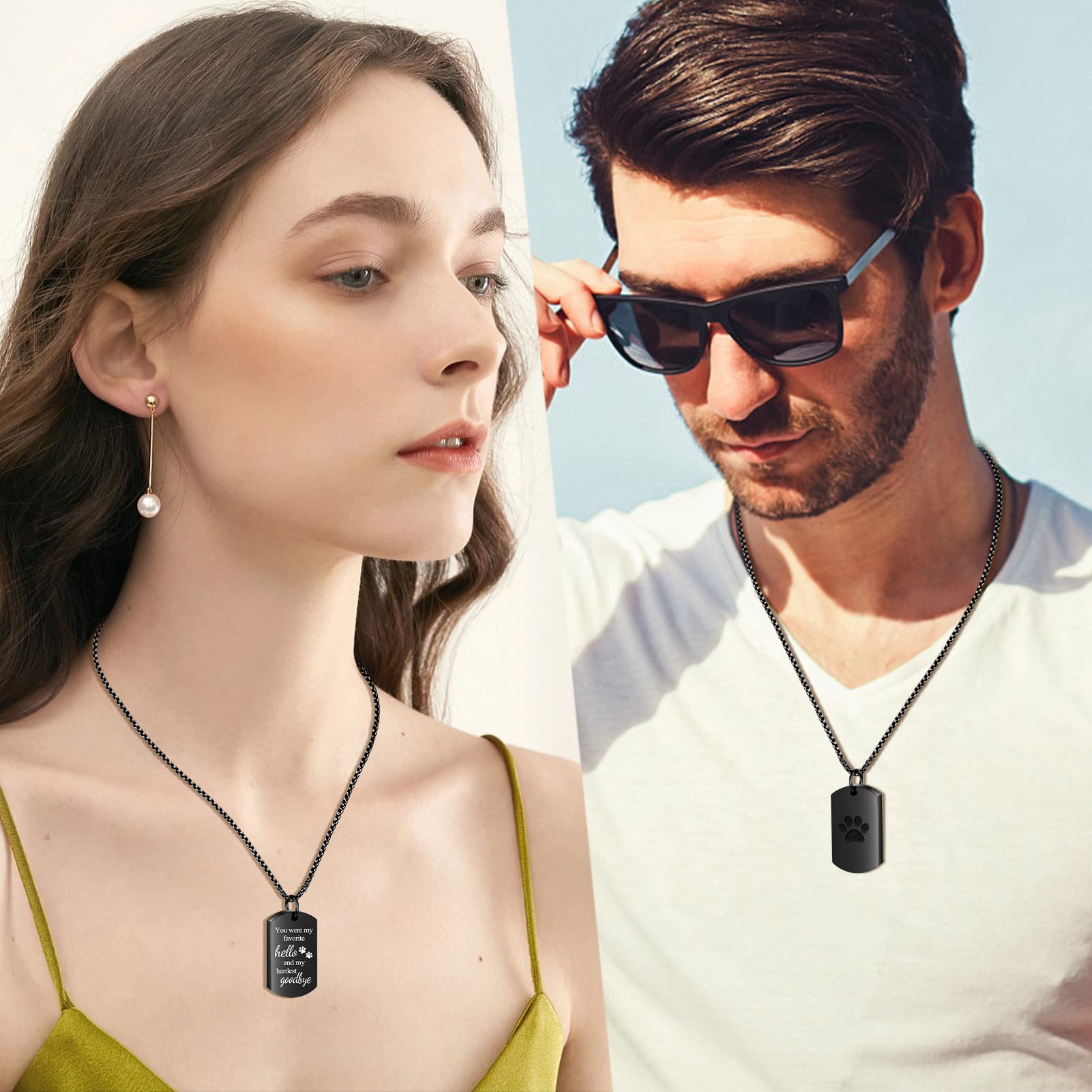 ABOOXIU ash necklace with adjustable chain for comfortable daily wear.