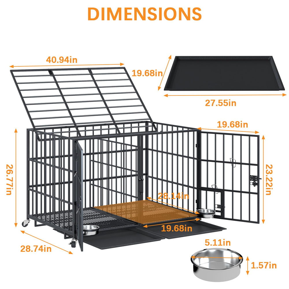 aboxoo sturdy metal frame with open top enables flexible access.