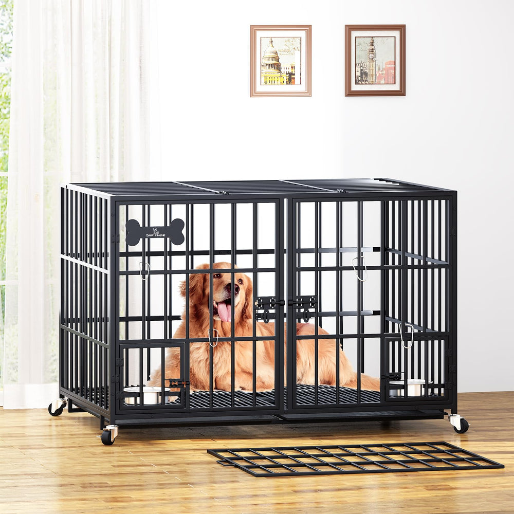 aboxoo safety latch keeps pets secure when unattended.