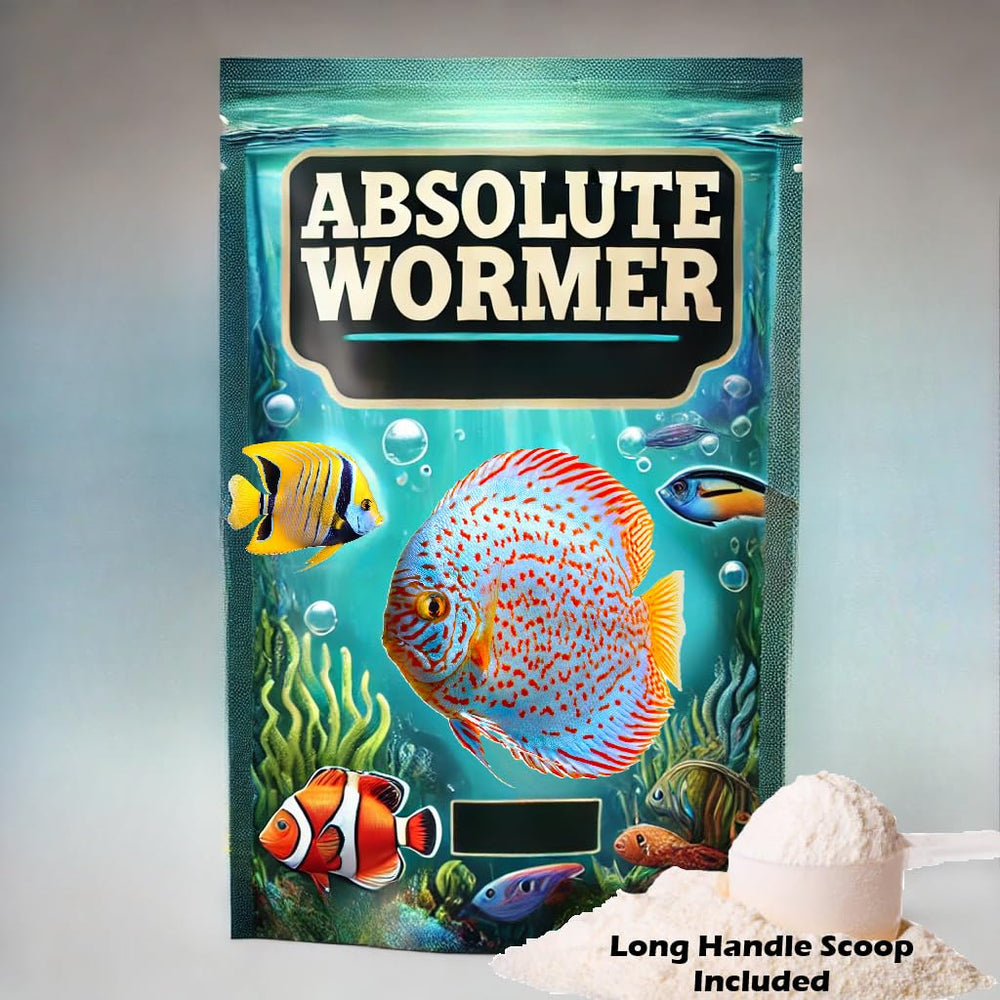 Absolute Wormer in-tank application amid thriving tropical fish