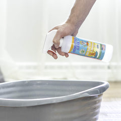 Absolutely Clean Litter Box Cleaner stain-removal demonstrates residue-free cleanliness