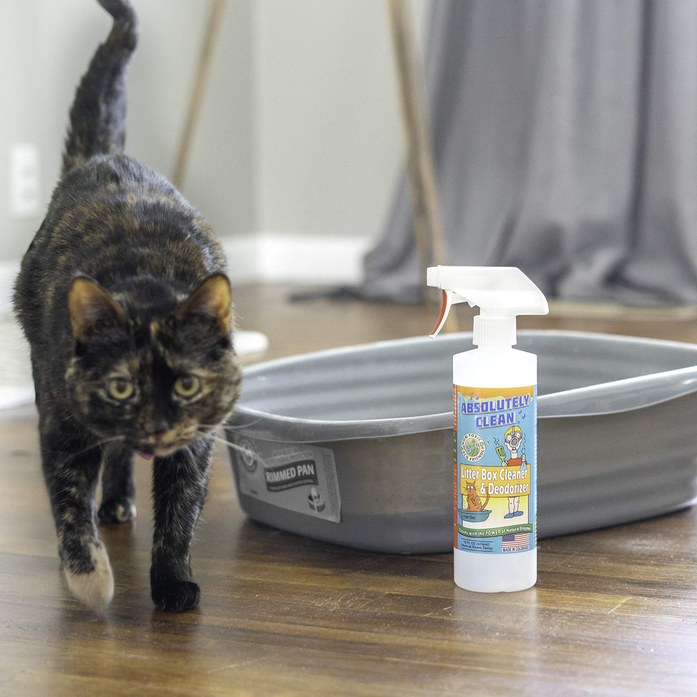 Absolutely Clean Litter Box Cleaner usa-made-pack emphasizes US craftsmanship and quality
