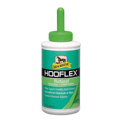 Absorbine Hooflex dressing bottle nourishes and protects hooves.