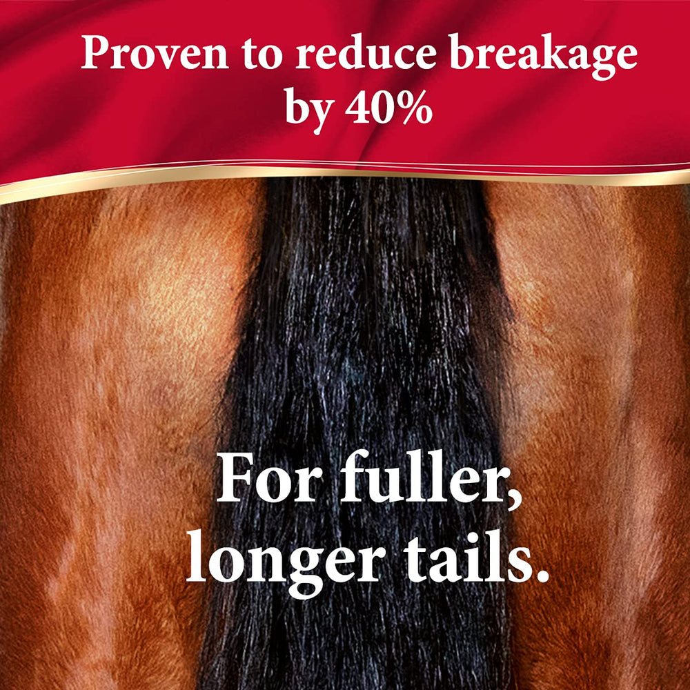 Absorbine ShowSheen in use on horse coat for radiant shine
