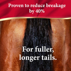 Absorbine ShowSheen in use on horse coat for radiant shine