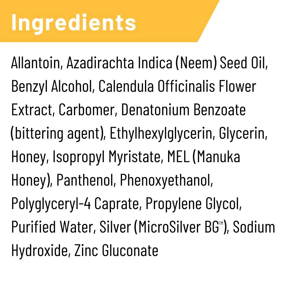 Absorbine Silver Honey Rapid Wound Repair for large areas with spray gel coverage.