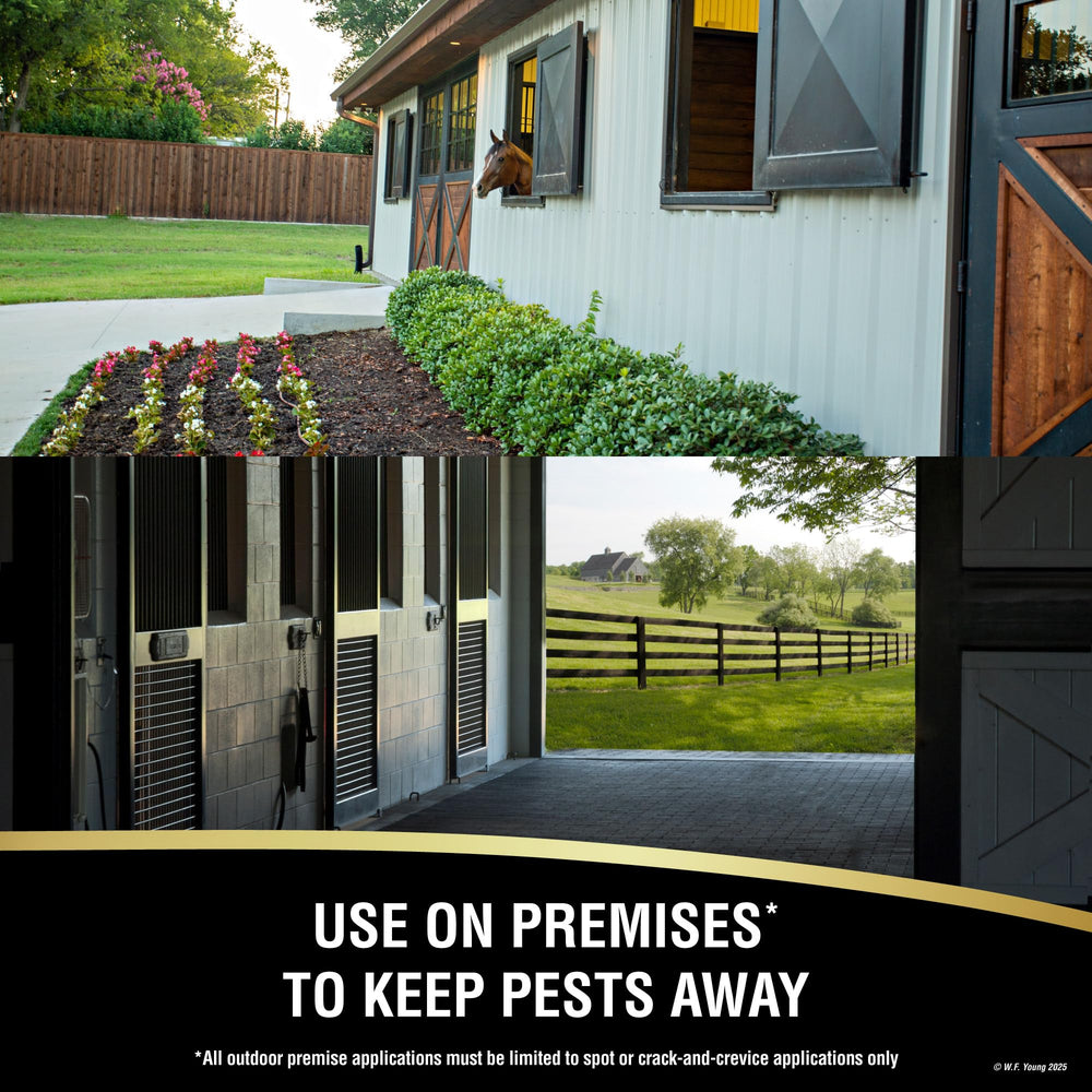 Absorbine UltraShield EX on-horse application coats and protects with sunscreen and conditioning agents.