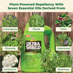 Absorbine UltraShield Green in-use horse application illustrates daily pest protection.