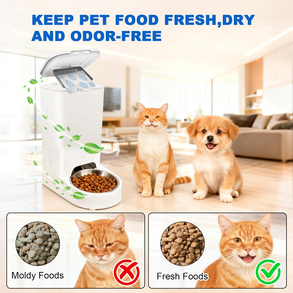 Absorbking desiccant bag can be recharged in microwave or oven.