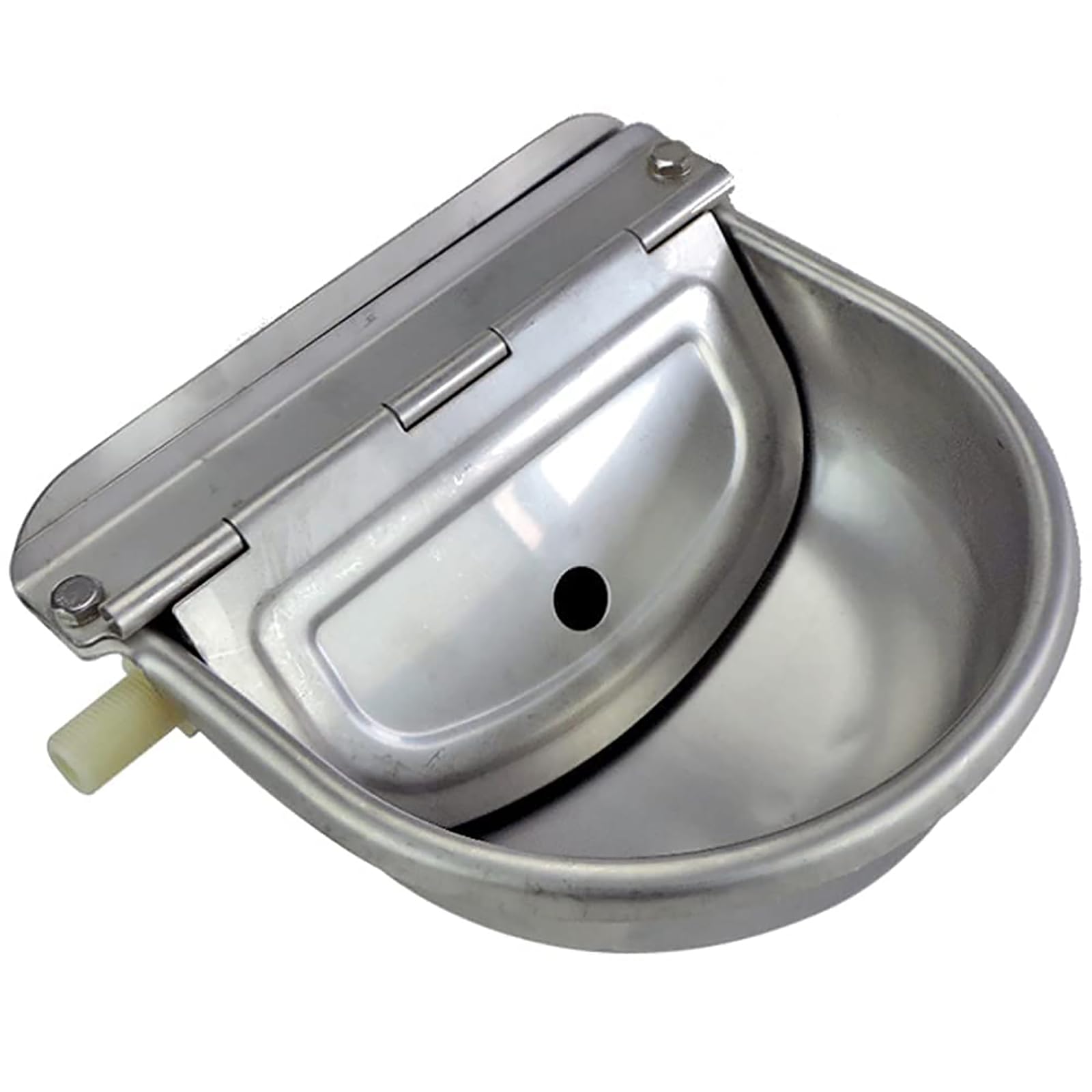Durable Abustle pig waterer in active daily use.