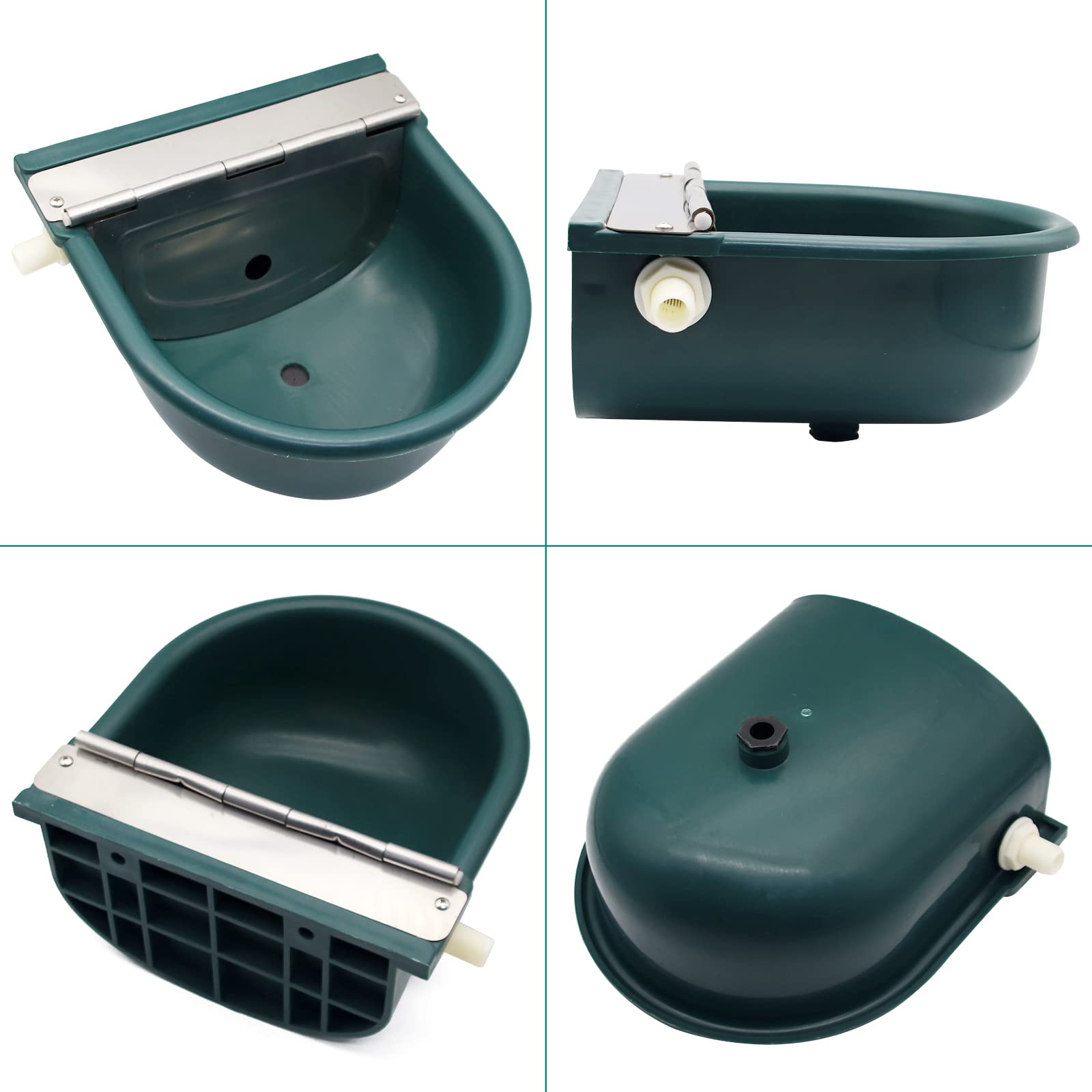 Abustle Pig water bowl with dimensions showing 11x10-6x4-92 inches and 4L capacity