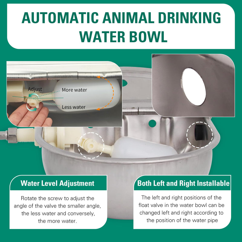 Water flow through the bowl showing clean, filtered intake.