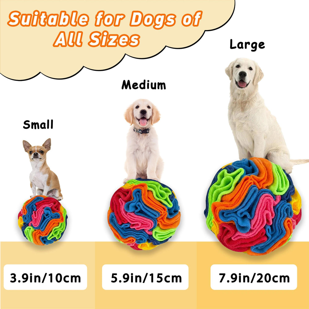 ABUUL ABULL snuffle ball interactive toy stimulates foraging fun