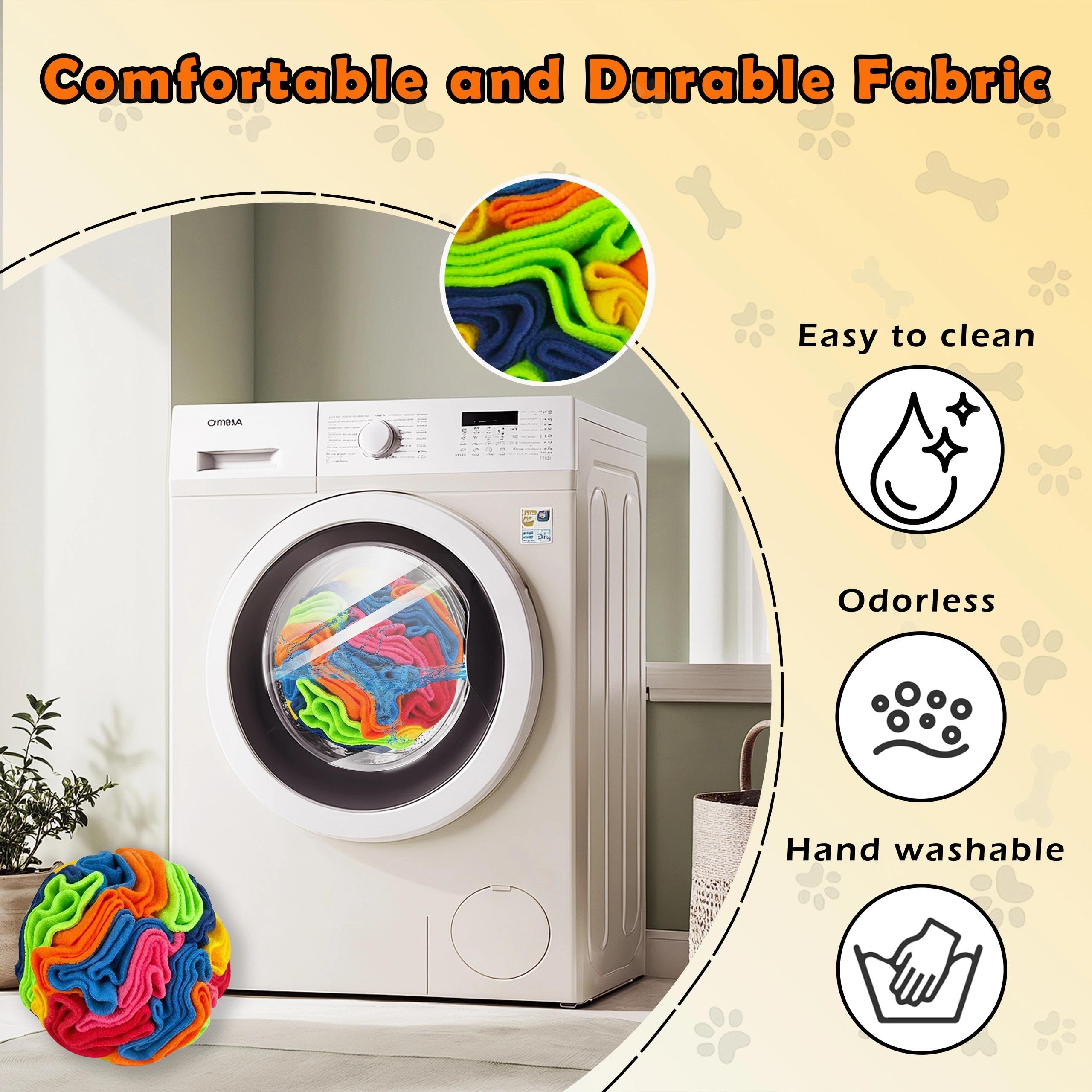 ABUUL ABULL easy-clean machine washable dog toy stays hygienic