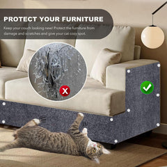 Abuzabu trimmable scratching mat easily fits any space.