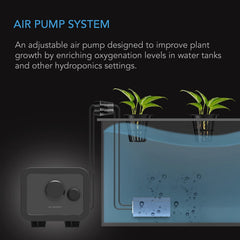 AC Infinity air pump muffler reducing vibration for silent use
