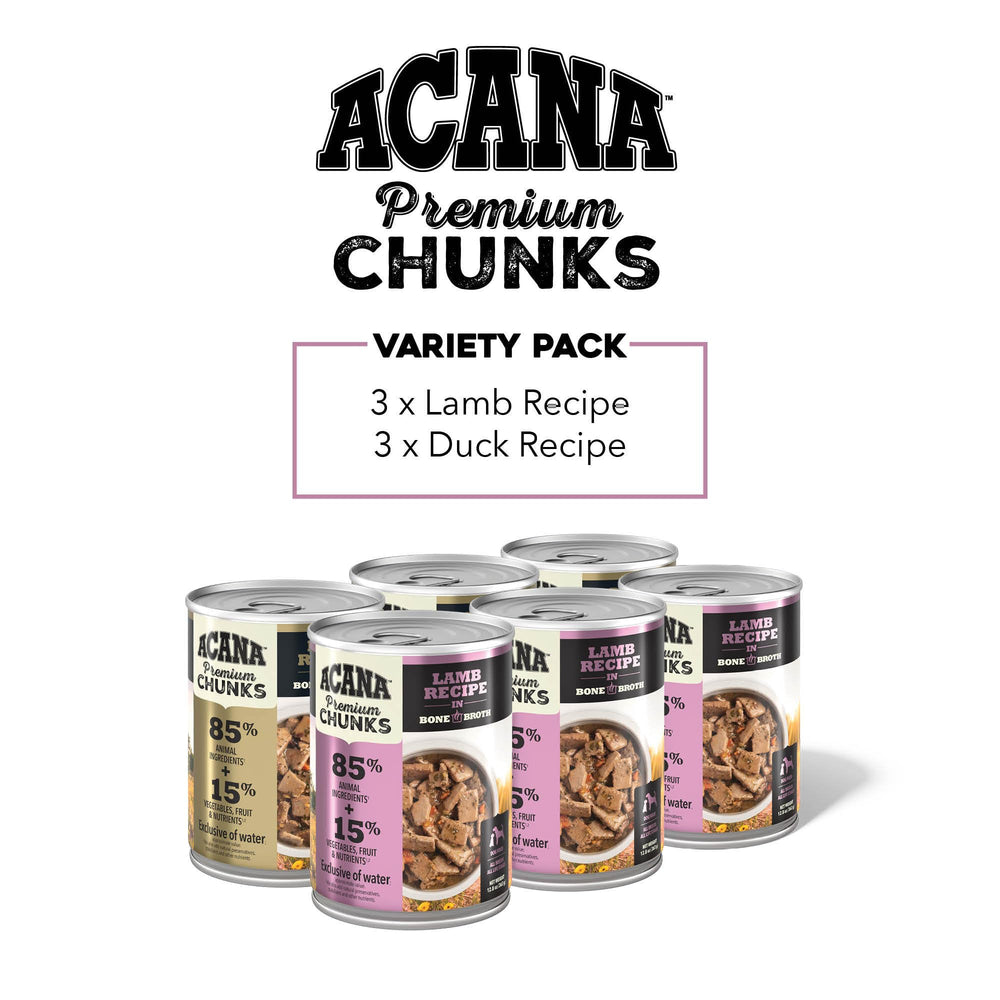 ACANA 12-8oz cans pack ready for shoppers