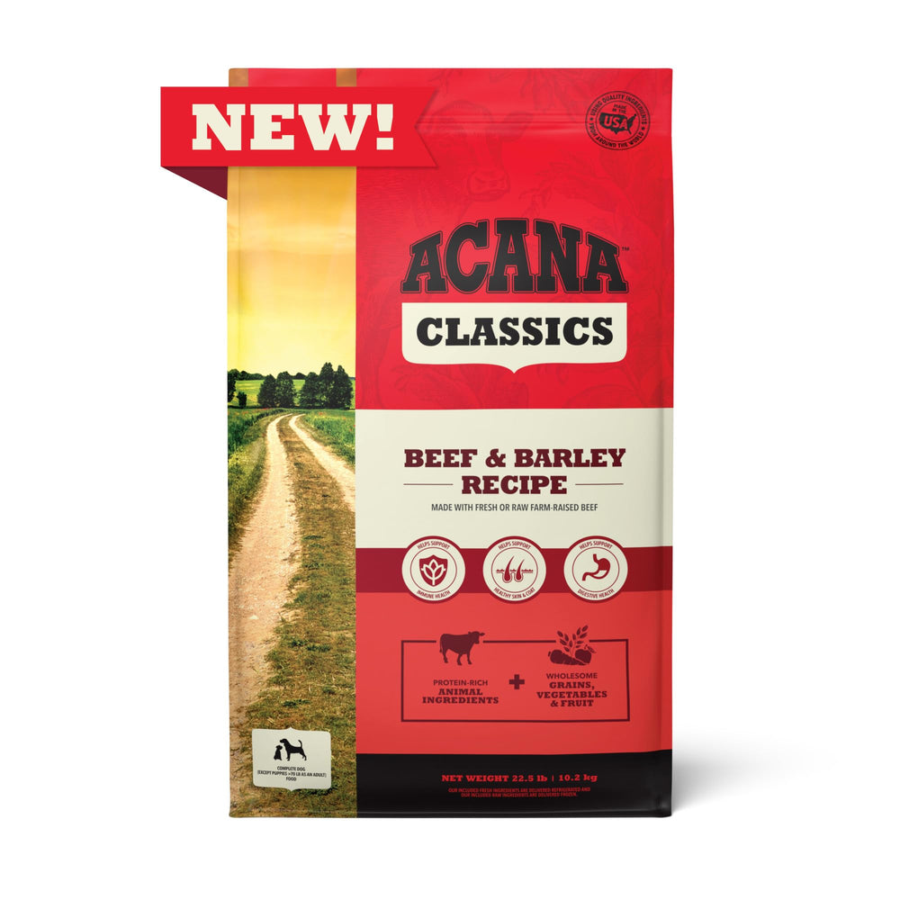 ACANA bag and bowl scene suggesting convenient, kitchen-friendly nutrition