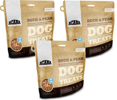 ACANA duck and pears dog treats image: single-protein, freeze-dried reward for dogs.
