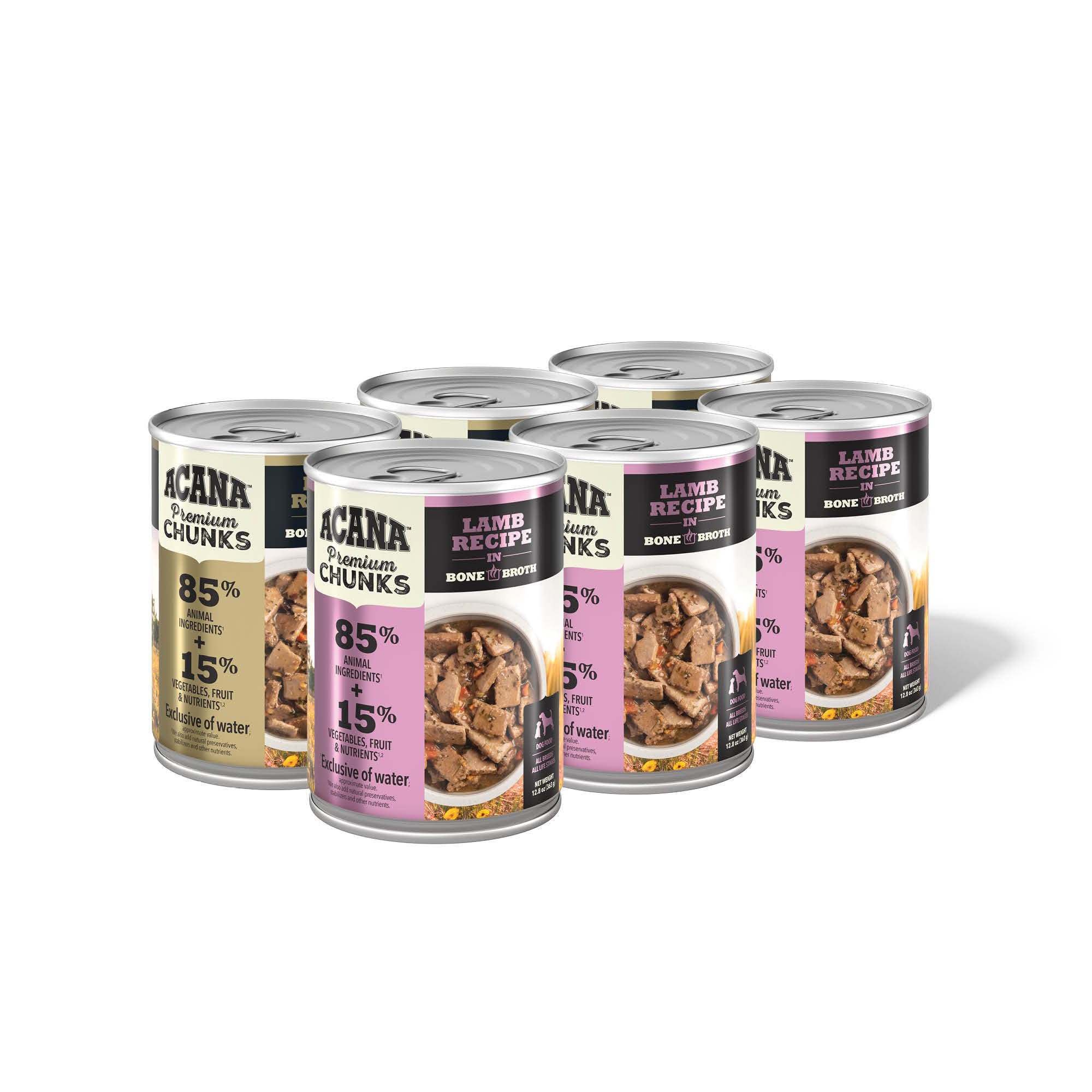 ACANA Duck Recipe bone broth chunks deliver savory flavor and moisture