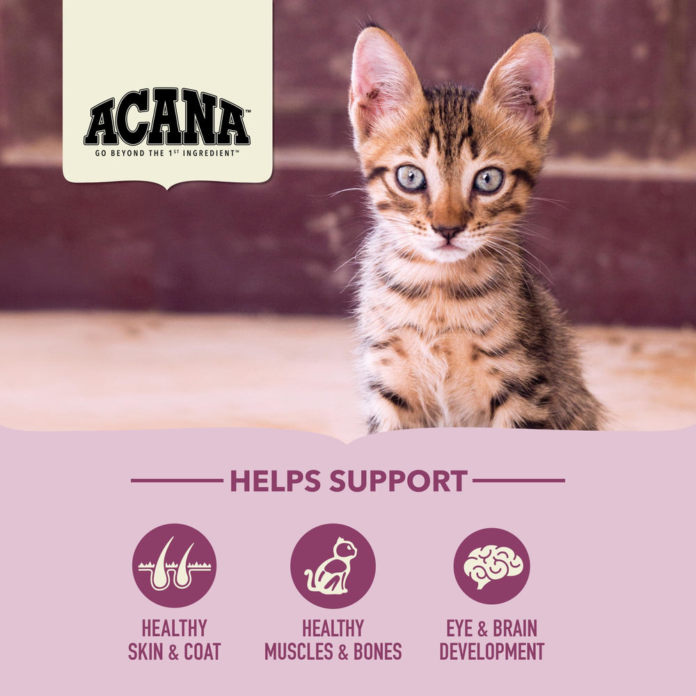 ACANA First Feast chicken ingredient visual with fresh free-run poultry