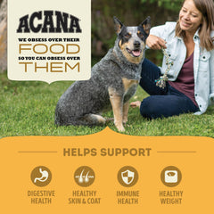 ACANA Free-Run Poultry Recipe with chicken, turkey, eggs, for balanced nutrition