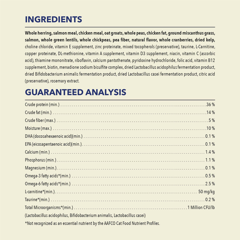 ACANA Indoor Entrée omega-3 and omega-6 coat nourishment image; could support a shiny coat