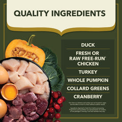 ACANA Market Medley dry food with kibble and morsels demonstrates dual texture in one serving.