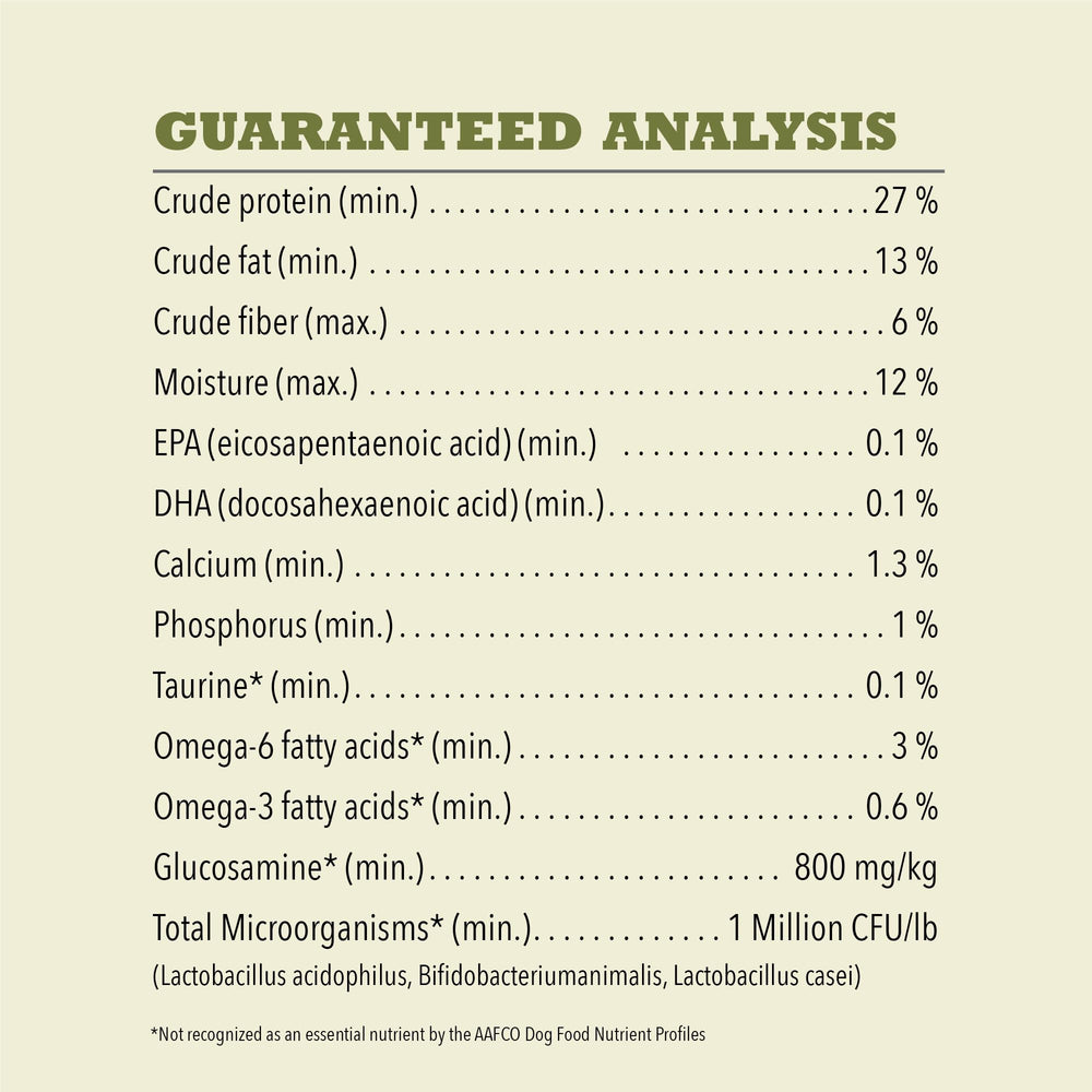 ACANA nutrition visuals emphasize immune, joint, and weight health support for dogs