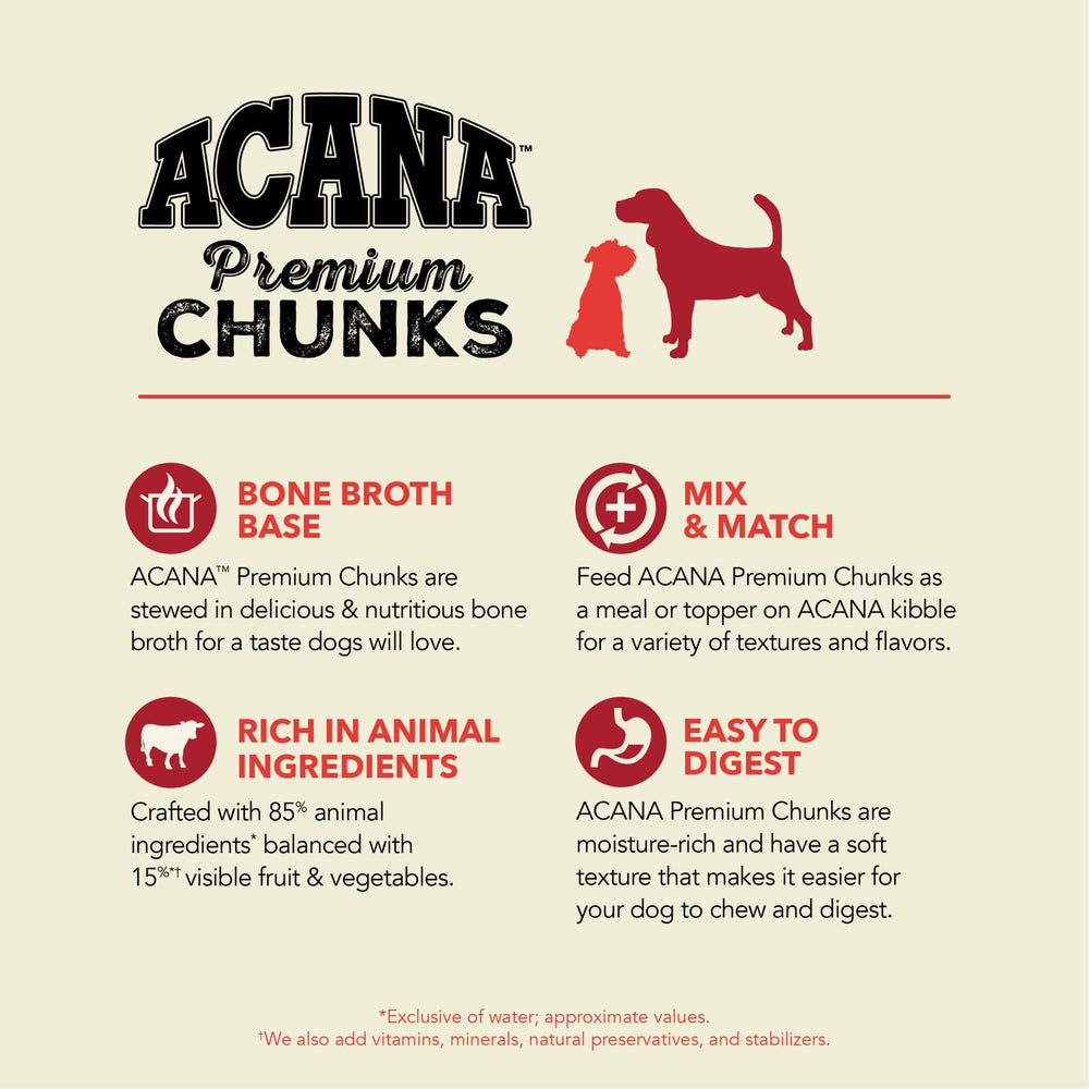 ACANA Bone Broth surface glow suggests rich moisture for meals.