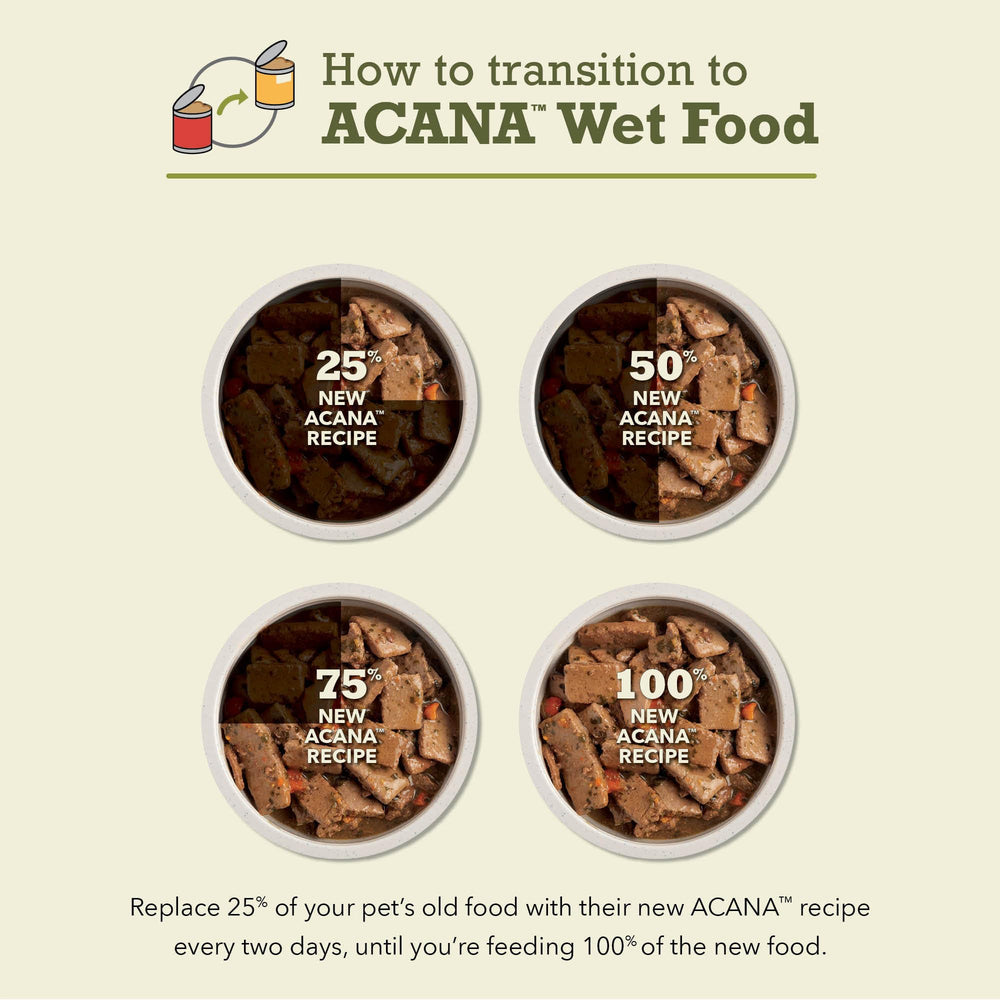 ACANA Premium Pate fruit and vegetable blend with sweet potato and carrot