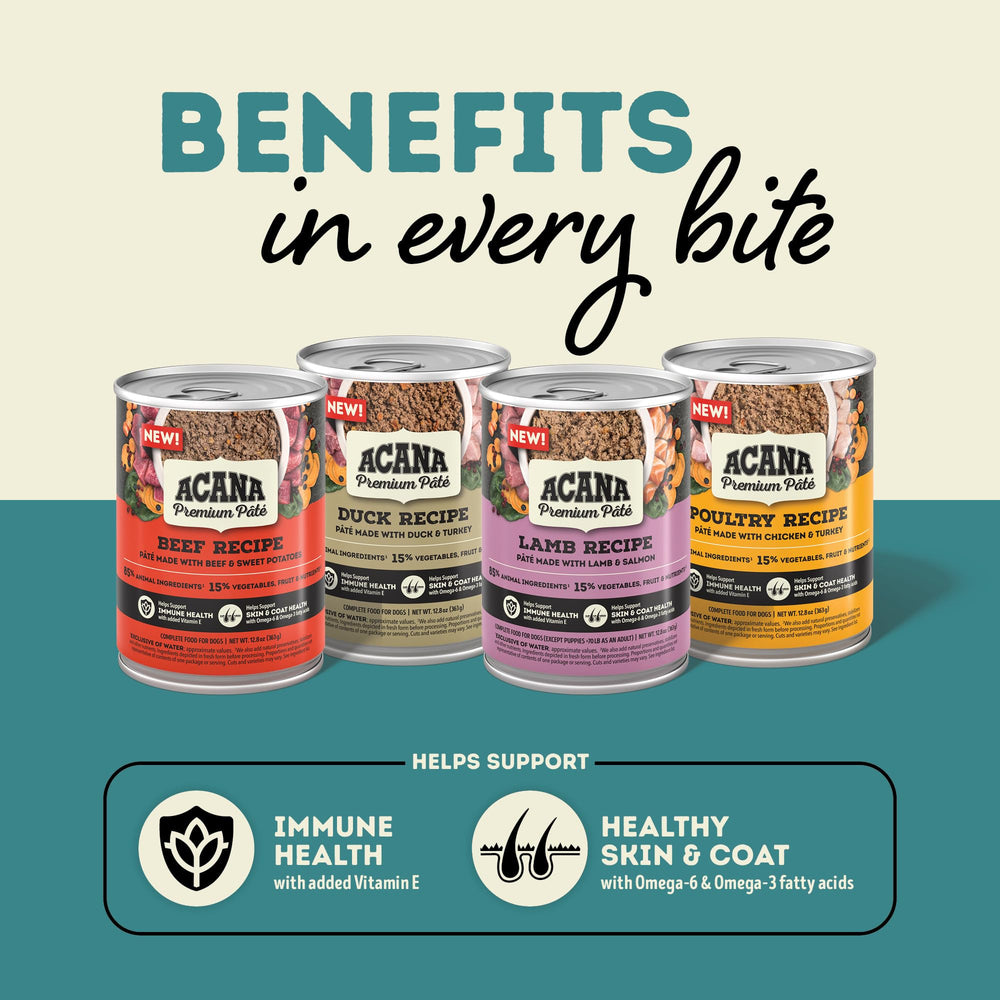 ACANA Premium Pate made in USA with global ingredients