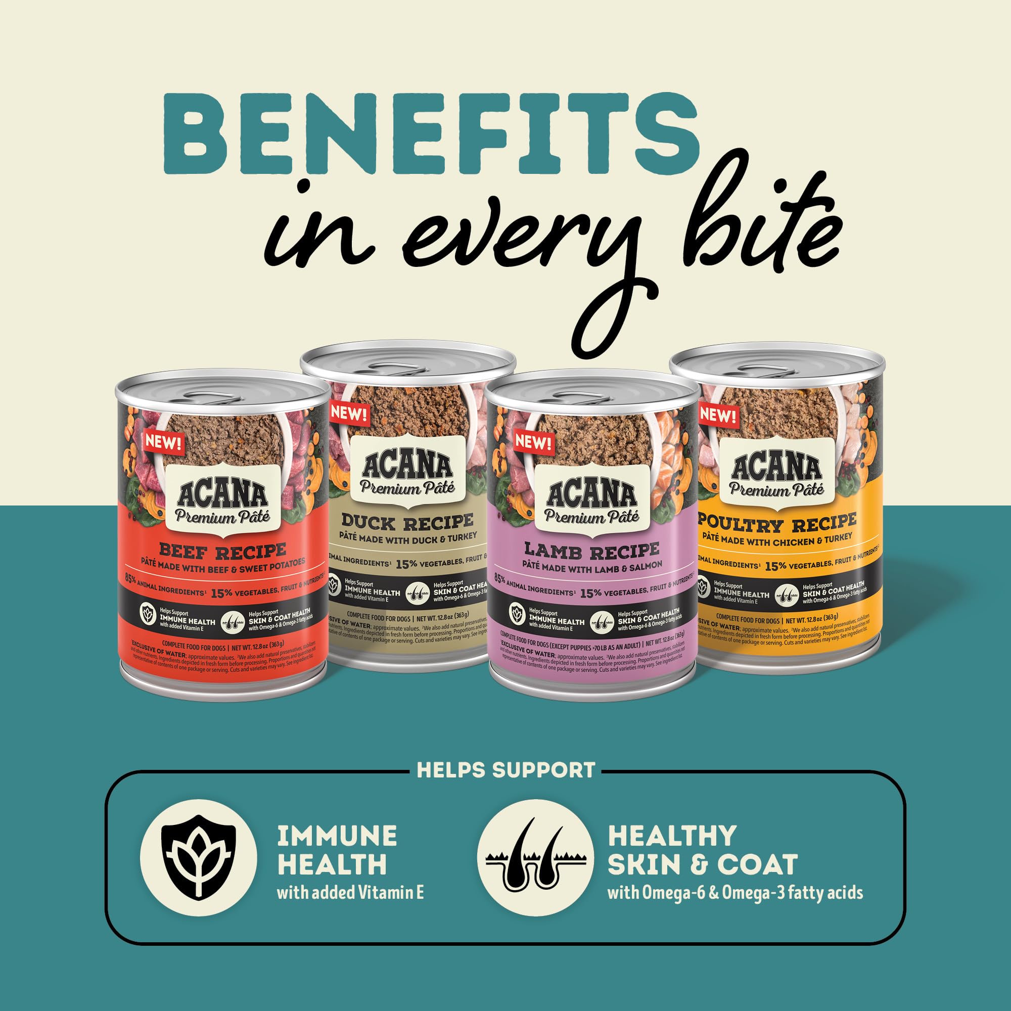 ACANA Premium PATE made in USA with global ingredients
