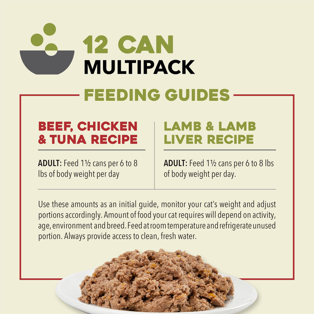 12-count ACANA pack label emphasizes value and easy stocking.