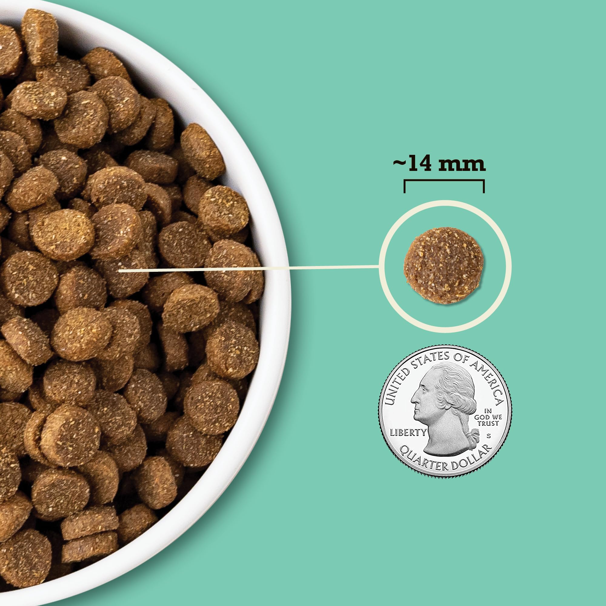 ACANA probiotics-prebiotics visual suggests digestive support for dogs.