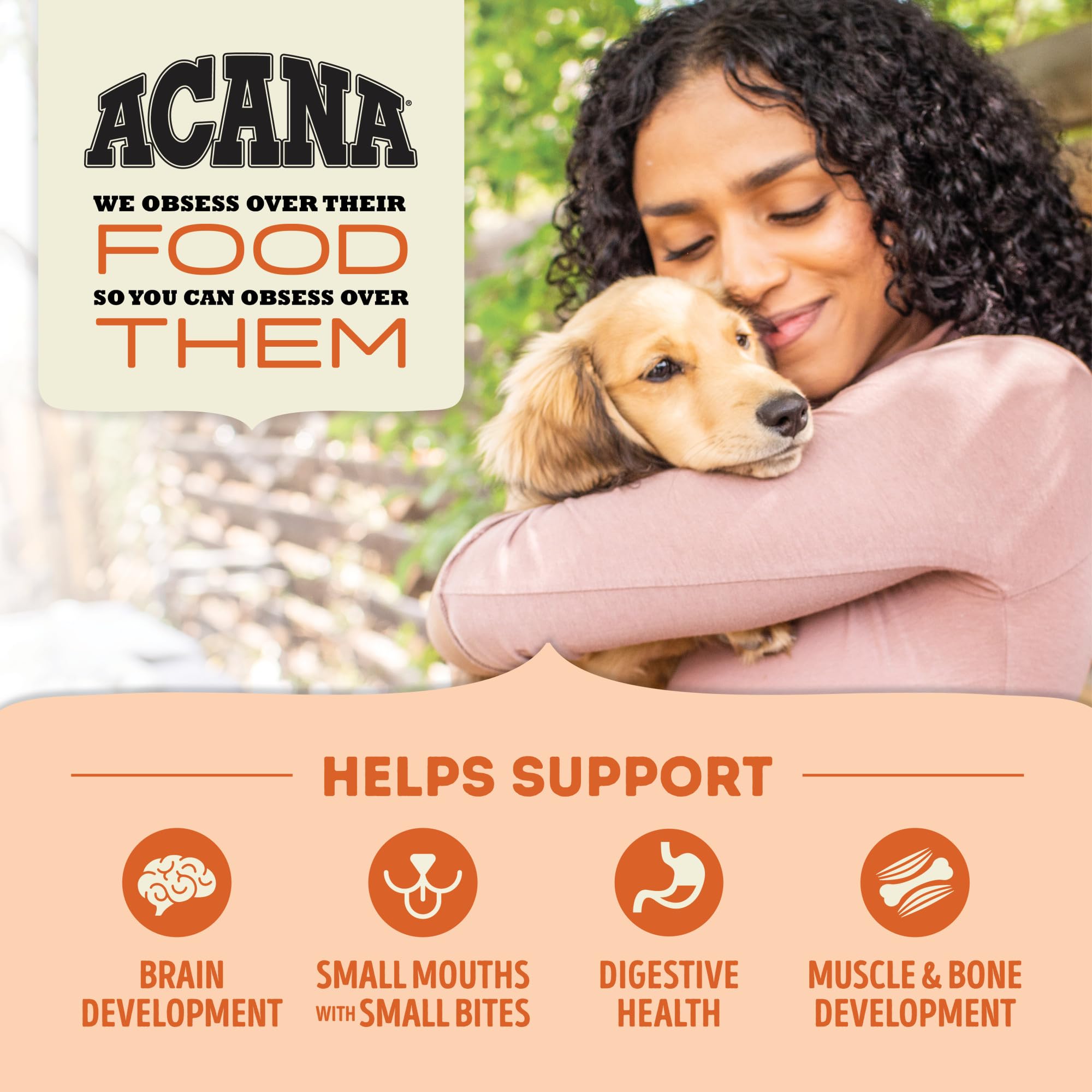ACANA Puppy Recipe free-run chicken turkey eggs image signaling quality animal protein